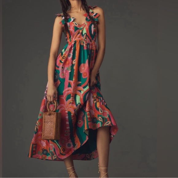 FARM Rio Multicolor Maxi Dress - Picture 1 of 10